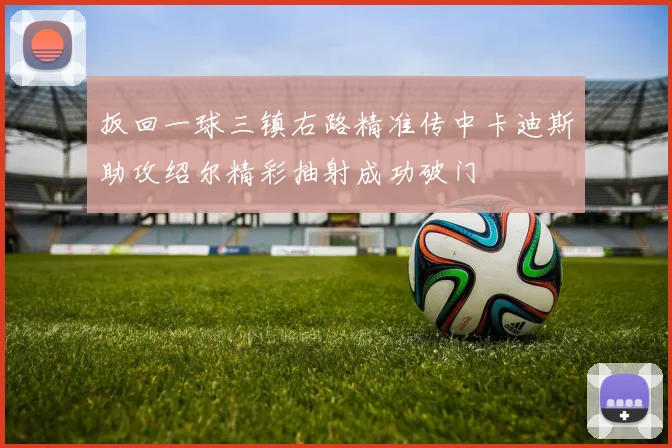 扳回一球三镇右路精准传中卡迪斯助攻绍尔精彩抽射成功破门